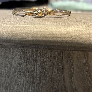 Chic Two-Tone Women's Bracelet